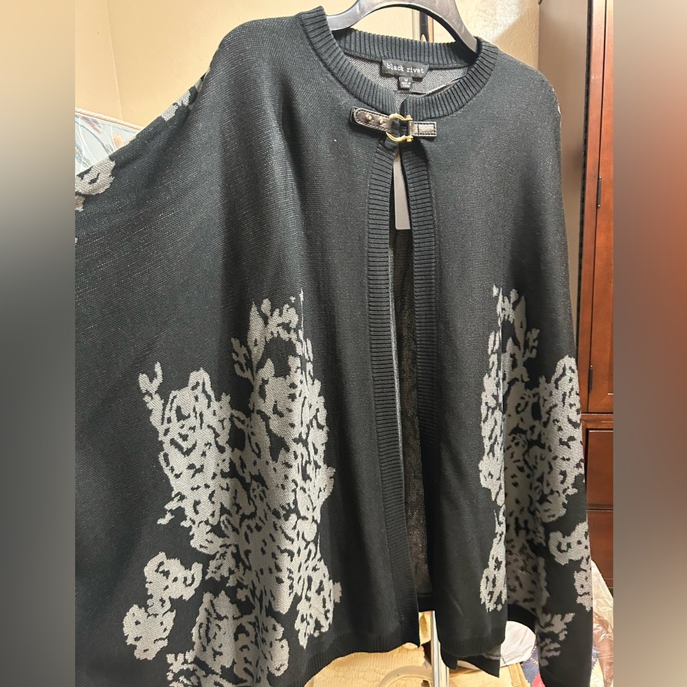 Black Rivet Charcoal Knit Sweater